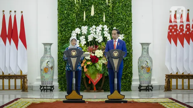 Jokowi dan Halimah Yacob