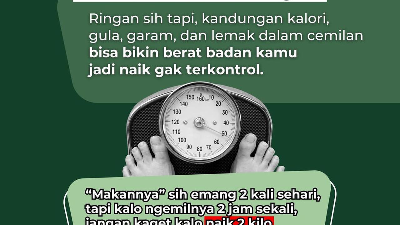 TNI Bocorkan Camilan Sederhana Tapi Bikin Berat Badan Naik