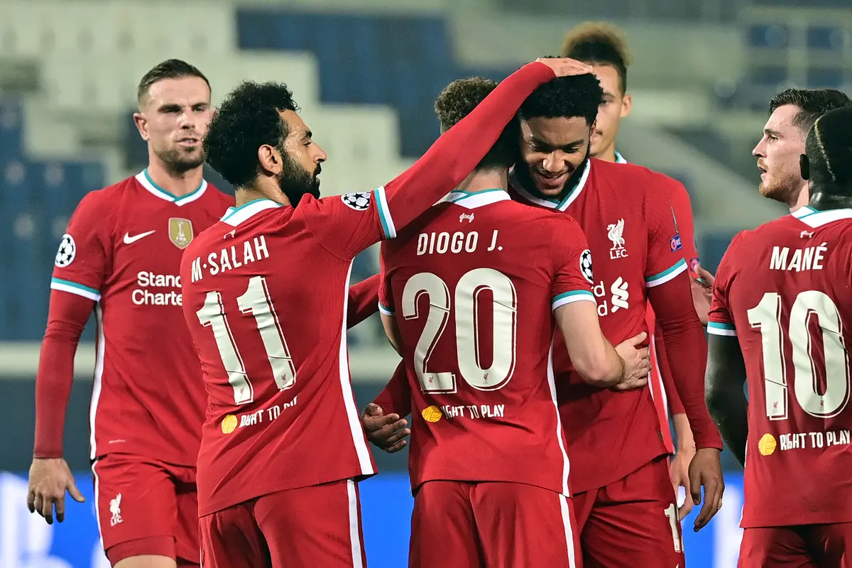 Diogo Jota Hattrick, Liverpool Pesta Gol ke Gawang Atalanta di Liga Champions