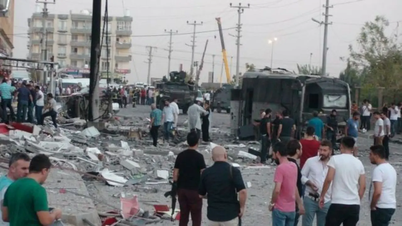 Ledakan di dekat rumah sakit di Kiziltepe, Turki