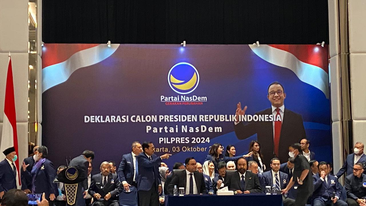 Partai NAsDem bakal mendeklarasikan Anies Baswedan sebagai calon presiden. (Liputan6/Radityo Priyasmoro)