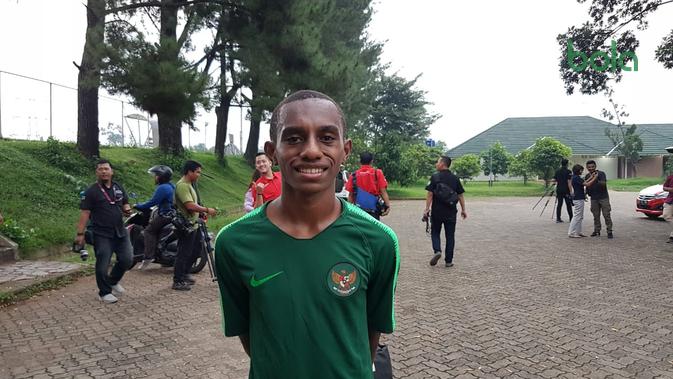 Penyerang Timnas Indonesia U-16, Alexandro Felix Kamuru.