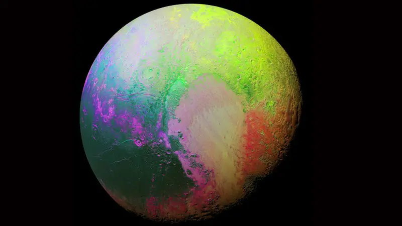 Mengintip Sisi `Psychedelic` Planet Pluto yang Menakjubkan