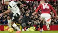 Ruben Amorim tampil dalam pertandingan MU melawan Newcastle pada pekan ke-19 Premier League musim 2024/2025.