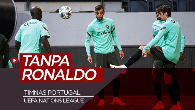 Berita Video timnas Portugal jalani sesi latihan jelang pertandingan melawan Swedia di UEFA Nations League tanpa Cristiano Ronaldo yang absen akibat COVID-19