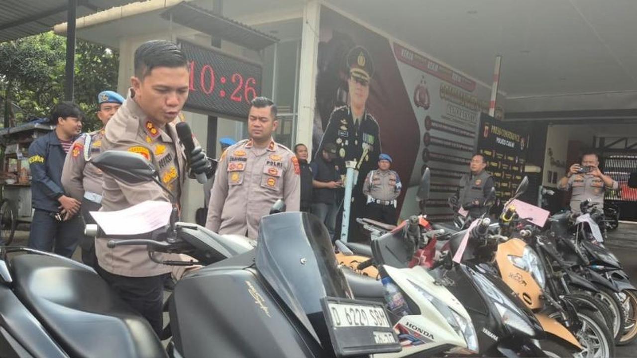 Polres Cimahi Ringkus 13 Spesialis Curanmor dalam Operasi Jaran Lodaya