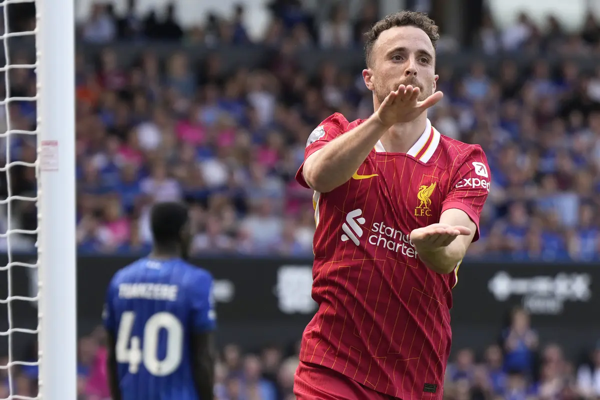 Foto: Cetak Gol pada Laga Perdana Liverpool di Premier League Musim 2024/2025, Mohamed Salah Patahkan Rekor Alan Shearer