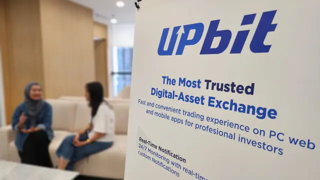 Upbit didirikan oleh Dunamu Inc. pada 2017. Upbit adalah bursa perdagangan aset digital terbesar di Korea Selatan dengan teknologi blockchain. (Dok Upbit)