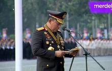 VIDEO: Pidato Kapolri Minta Maaf ke Rakyat Depan Presiden Jokowi di HUT Polri