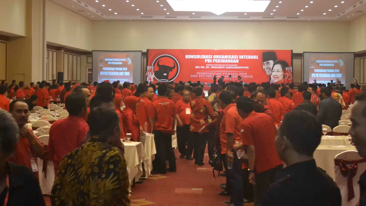 PDIP Bahas Saran Kiai Sepuh NU untuk Pilgub Jatim 2018