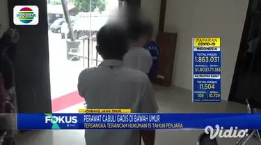 Seorang perawat RSUD Kabupaten Jombang, Jawa Timur, berinisial DN, ditangkap polisi usai menghamili pelajar di bawah umur. Modusnya, DN menjadikan korban sebagai kekasih dengan janji akan dinikahi.