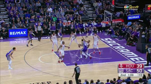 Berita video game recap NBA 2017-2018 antara Sacramento Kings melawan Houston Rockets dengan skor 96-83.