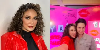 Luna Maya jadi salah satu selebriti yang hadir di perayaan ulang tahun Anya Geraldine. Bertemakan retro, Luna Maya tampil dengan gaya totalitas [@lunamaya]