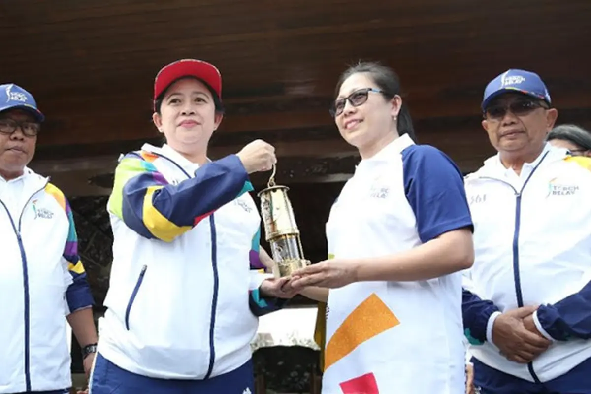 Kirab Obor Asian Games 2018 di Kota Blitar, Menko PMK Minta Maknai Sejarah Bangsa dan Semangatnya