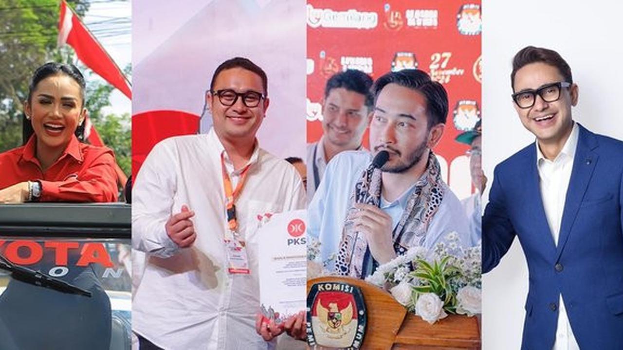 FOTO: Deretan Artis Bertarung di Pilkada Serentak 2024, Ada Krisdayanti, Gilang Dirga, hingga Adik Ipar Raffi Ahmad