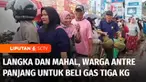 Kelangkaan gas 3 kilogram terjadi di sejumlah daerah. Di Samarinda, Kalimantan Timur, warga rela antre panjang untuk mendapatkan gas 3 kilogram yang dijual di SPBU.