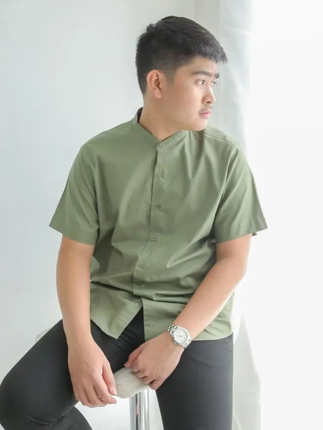 Ilustrasi olive green baju koko
