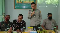 Kepala BPPSDMP Kementerian Pertanian, Dedi Nursyamsi, saat mengunjungi BPP Candipuro di Desa Titiwangi, Kecamatan Candipuro, Kabupaten Lampung Selatan, Kamis (3/9/2020). (Ist)