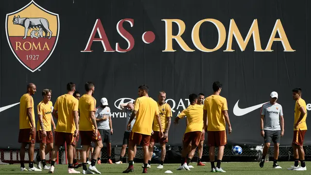 Persiapan Skuat AS Roma Sebelum Bertandang ke Markas Real Madrid