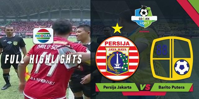 VIDEO: Highlights Liga 1 2018, Persija Vs Barito Putera 3-0