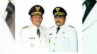 Gubernur Maluku Utara Abdul Gani Kasuba dan Wakil Gubernur HM Natsir Thaib. (Istimewa)