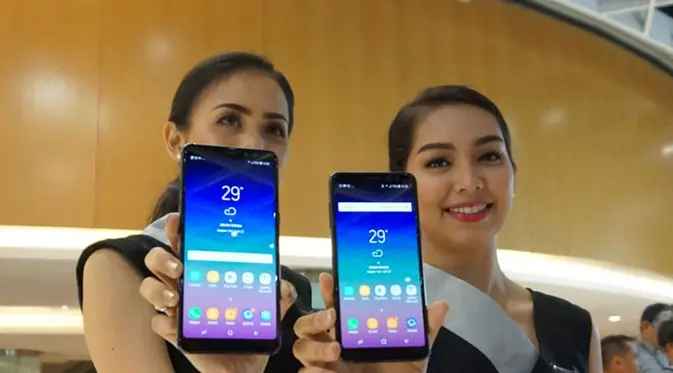 Peluncuran Samsung Galaxy A8 dan Galaxy A8+. Liputan6.com/Agustin Setyo W.