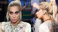 Berikut tren riasan mata nyentrik ala Lady Gaga di gelaran Fashion Show Tommy Hilfiger.