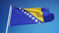 Ilustrasi bendera Bosnia & Herzegovina (AFP)
