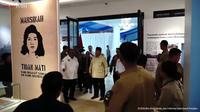 Presiden Prabowo Subianto meresmikan Museum Ibu Marsinah dan Rumah Singgah di Kabupaten Nganjuk, Jawa Timur. (Tangkapan Layar YouTube Sekretariat Presiden)