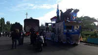 Ini Makna Kendaraan Pawai Agus-Sylvi