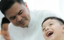 Momen Keakraban Haldy Sabri Momong Air Rumi Anak Irish Bella saat Ditinggal Bekerja