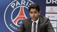 Paris Saint-Germain dibeli oleh Qatar Sports Investments pada 2011 silam. Grup yang dipimpin oleh Nasser Al-Khelaifi merupakan anak usaha dari Otoritas Investasi Qatar, yang mengelola kekayaan negara. Tak heran jika PSG memiliki dana yang melimpah. (AFP/Kenzo Tribouillard)
