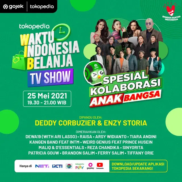 Tokopedia Waktu Indonesia Belanja TV Show.