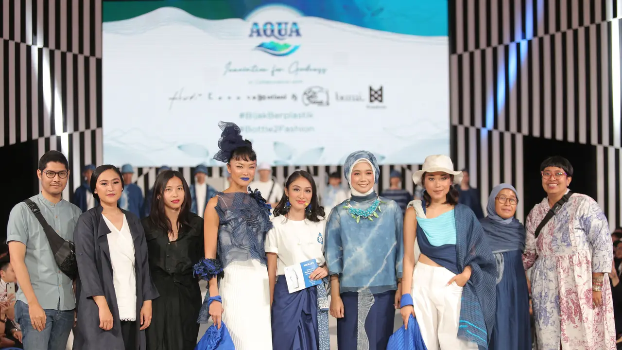 Danone AQUA Tampilkan Produk Fesyen Berkelanjutan di JFW 2020