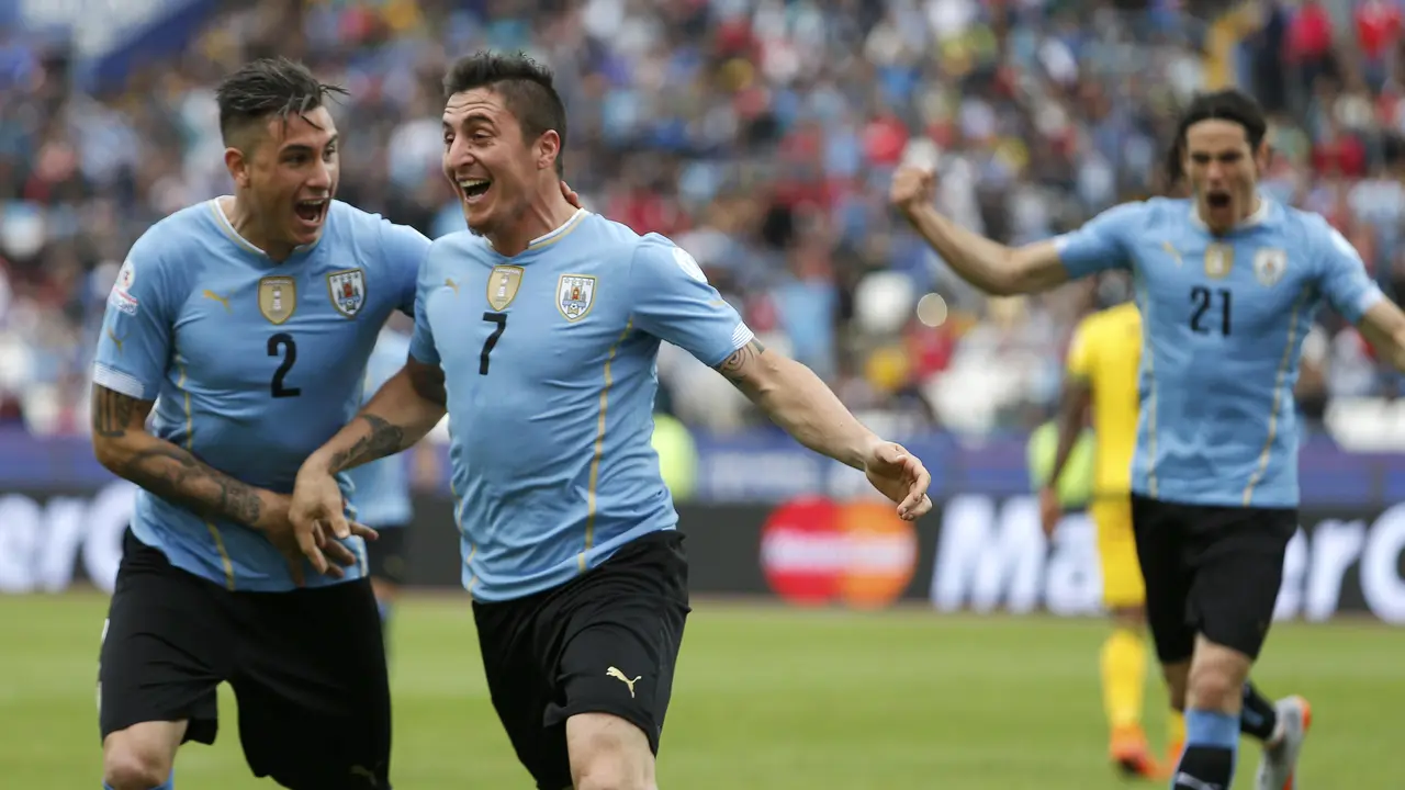 Uruguay menang tipis 1-0 atas Jamaika (Reuters)