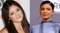 Kolase potret Kylie Jenner (DAVID LIVINGSTON / GETTY IMAGES NORTH AMERICA / GETTY IMAGES VIA AFP, MARIA ALEJANDRA CARDONA / AFP)