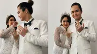 Tissa Biani dan Dul Jaelani pamer cincin (Sumber: Instagram/tissabiani)