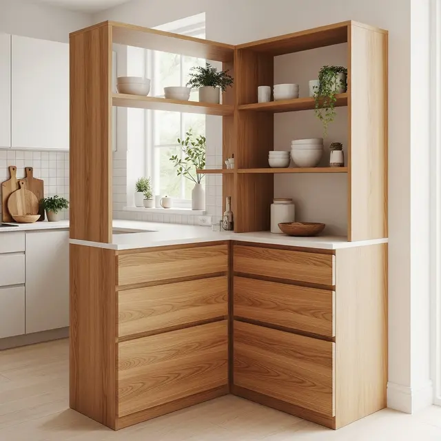 Model Sekat Dapur Minimalis yang Bikin Ruang Terlihat Terpisah tapi Tetap Terbuka