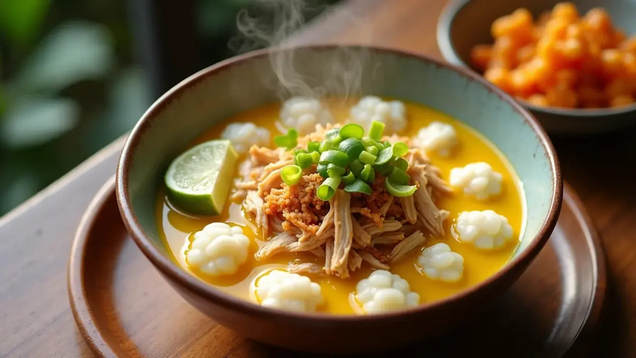 Resep Bubur Kuah Opor