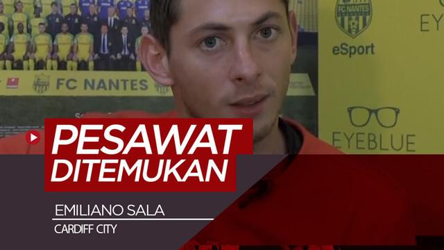 Berita video pengumuman soal puing-puing pesawat yang membawa Emiliano Sala telah ditemukan pada Minggu (3/2/2019).