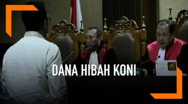 Menpora Imam Nahrawi menjadi saksi dalam kasus suap dana hibah KONI. Sidang Digelar di Pengadilan Tipikor dengan  terdakwa Sekjen KONI Ending Fuad Hamidy.