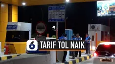 Mulai pukul 12.00 malam Sabtu 2 Nopember 2019 tarif tol rias Jakarta- Tangerang naik. Kenaikan untuk golongan I dan II sebesar Rp 500. Sementara untuk golongan IV dan V turun Rp 500 hingga Rp 5.000.