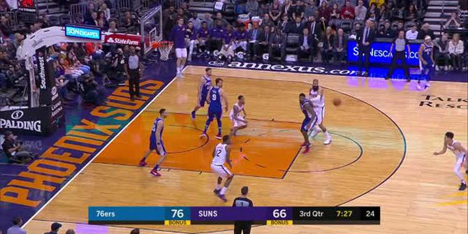 VIDEO : GAME RECAP NBA 2017-2018, Sixers 123 vs Suns 110