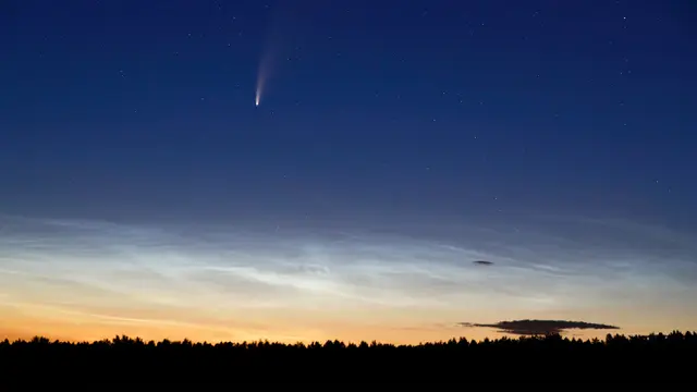 Komet Neowise di Belarus