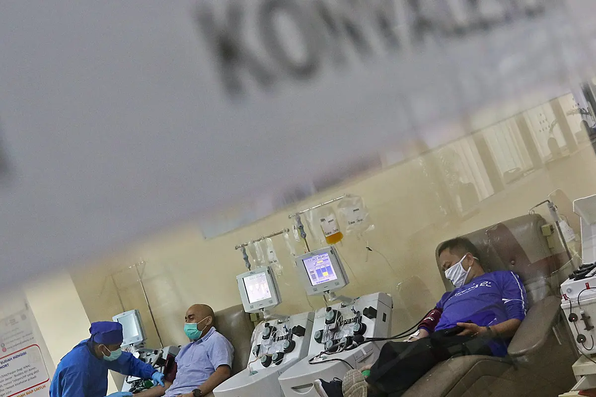 FOTO: 307 Penyintas COVID-19 Donorkan Plasma Konvalesen