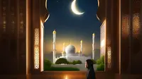 Puasa 1 Ramadhan 1445 Hijriah pada tahun ini ditetapkan pemerintah melalui Kementerian Agama jatuh pada Selasa 12 Maret 2024. (Ilustrasi: AI)