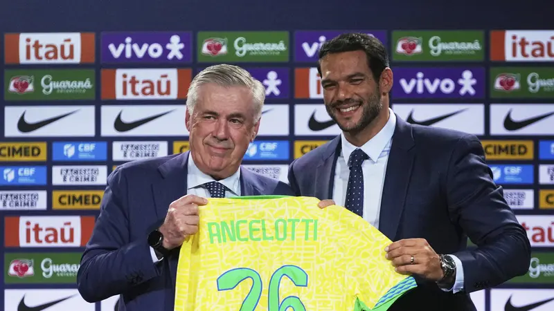 Timnas Brasil Era Carlo Ancelotti Dimulai: Dari 4 Pemain Real Madrid,  Mengapa Hanya Vinicius yang Dipanggil? - Bola Liputan6.com