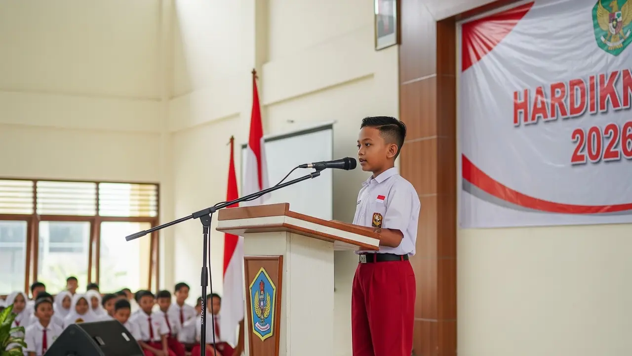 12 Contoh Pidato Hardiknas untuk Anak SD, Tema Menarik dan Penuh Makna