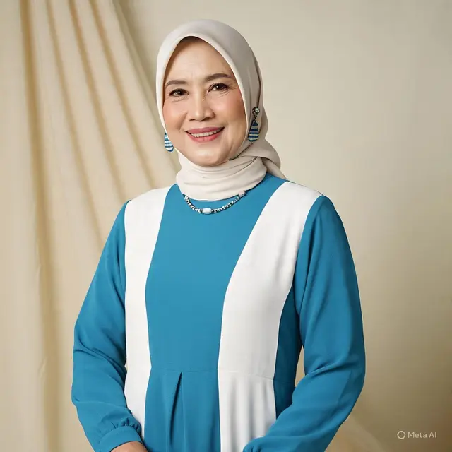 Gamis dengan Panel Samping