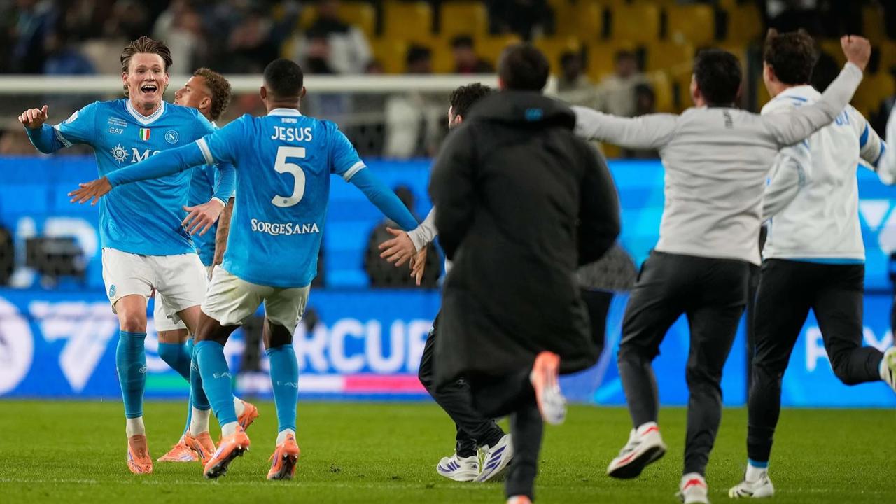 FOTO: Napoli Juara Piala Super Italia 2025